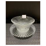 HEISEY RIDGE EIGHT BOWL & LINER