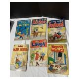 6 COMIC BOOKS LITTLE ARCHIE, DENNIS THE MENACE