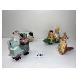 WALKING TOYS FLINTSTONES, JETSONS, COW, KANGAROO