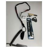 STRAIGHT RAZOR FOX GERMANY, PEWTER FLY FISHERMAN