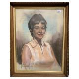 PORTRAIT SIGNED 28"H X 22" W
