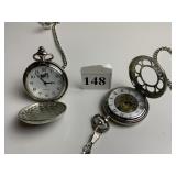 GAME KEEPER COTTAGE POCKET WATCH RUNNING &