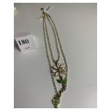 BETSY JOHNSON FLOWER RING 4 STRANDS W/