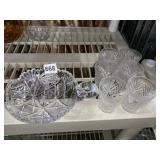 BOWL CUT GLASS, GLASSES