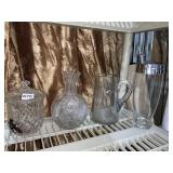 COVERED CANDY, WATER PITCHER, ETC.