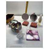 MUDPIE PLATES, SEASHELLS, SOAP, TRIVET