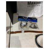 BELTS, HOLDBACK HOOKS, MAXON DUST BAG