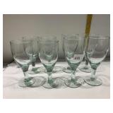 UNMARKED STEMWARE, GREEN/BLUE IN COLOR 2