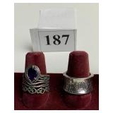 ISRAEL RINGS 7.5 PEAR SHAPE RING UNIQUE SETTINGS