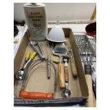 WHISKS, MEAT FORKS, KITCHEN UTENSILS