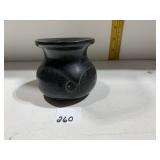 SIGNED VASE 3" H SEE PHOTO