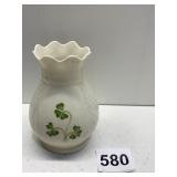 DONEGAL VASE, FOOTED HAND PAINTED VASE