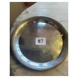 STERLING PLATE ENGRAVED BACK 4.3 TROY OUNCES