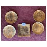 WENDELL AUGUST BRONZE PLATES