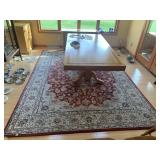 RUG 99" X 138" RUG CLEAN BURGUNDY PRIMARY COLOR