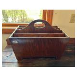 WOOD 4 SLOT MAGAZINE CADDY