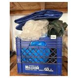 CRATE WITH TARPS
