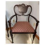 MAHOGANY LADIES CHAIR 3