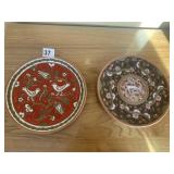 HAND MADE IN GREECE BONIS POTTERY ORIGINAL PLATES