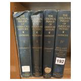 THE COLONIAL PERIOD OF AM. HISTORY 4 VOL. 1938