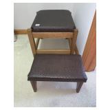 FOOT STOOL AND BENCH