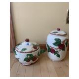 FRANCISCAN TUREEN AND COOKIE JAR