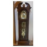 SLIGH GRANDFATHER CLOCK IMPRESSIVE CASE 83" H X