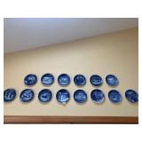 BING & GRONDAHL PLATES 14- 1961, 66, 1982-2006