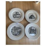 WEDGWOOD PLATES SET OF 4