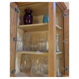 PINCHED WATER PITCHER AND VASES