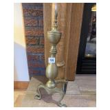 BRASS ANDIRONS