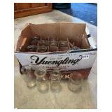 VINTAGE PINT MILK BOTTLES FROM MEADOW GOLD,