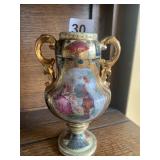 AUSTRIA DOUBLE HANDLE VASE 6.5" H