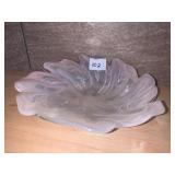 TWO TONE PINK AND WHITE BOWL