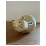 CERAMIC CAT MARKED NANTUCKET ON THE BOTTOM