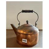 EVER WARE COPPER TEA KETTLE
