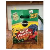 NEW 18LB CONTAINER OF MIRACLE GRO WEED PREVENTER