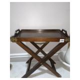 FOLD UP SERVING TRAY 17" H X 18" X 12" LIFT OFF