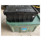 TWO TOTES ONE FLIP TOP LIDS