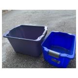 TWO CARRY BINS