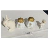 GOEBEL BUNNY, AUSTRIA S/P, OWL FIGURE