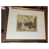 JAMES SANFORD HULME HUDSEN RIVER, WINTER, C 1930