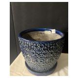 TRENDSPOT CALIFORNIA GLAZED PLANTER WITH LINER