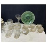 ANTIQUE PUNCH CUPS, ANTIQUE PLATE, VINTAGE