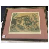 WALLACE NUTTING TITLE LALLYHOCK COTTAGE