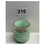 JADEITE SOUVENIR SHERWOOD OH TOOTHPICK HOLDER