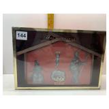 LENOX KIRK STIEFF PEWTER HOLY FAMILY NATIVITY SET