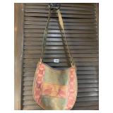 HAND TOOLED LEATHER PURSE