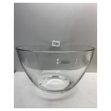 LARGE GLASS SERVING BOWL