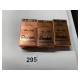 3 BOXES OF 12 EACH, PENTEL HI POLYMER SUPER .3MM